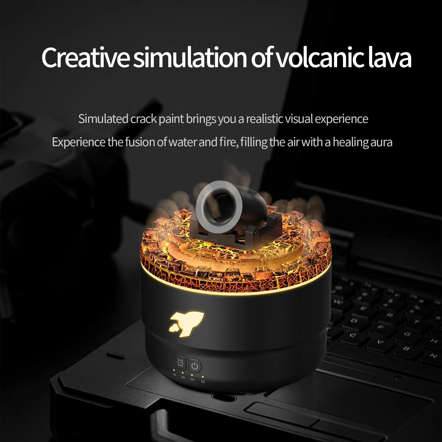 Portable Air Purifying Ultrasonic Vapour Cannon Humidifier 1