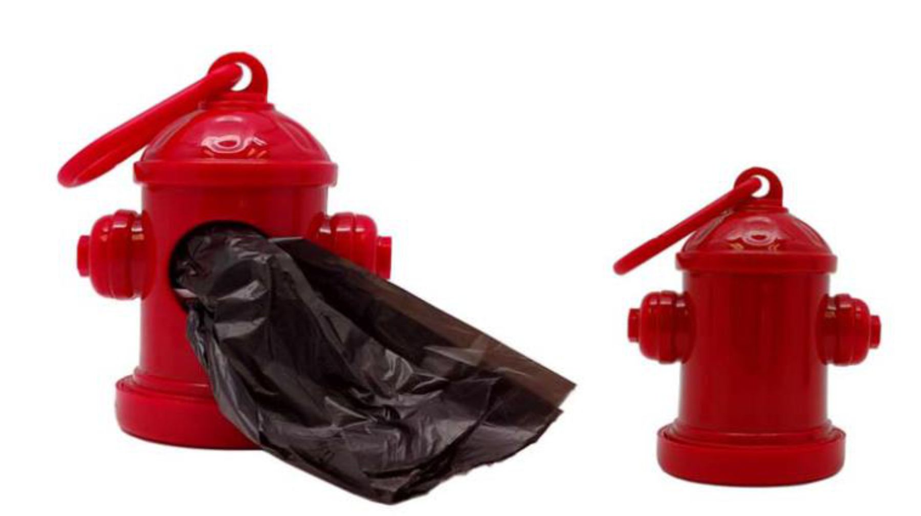 Red Fire Hydrant Bag Dispenser 2