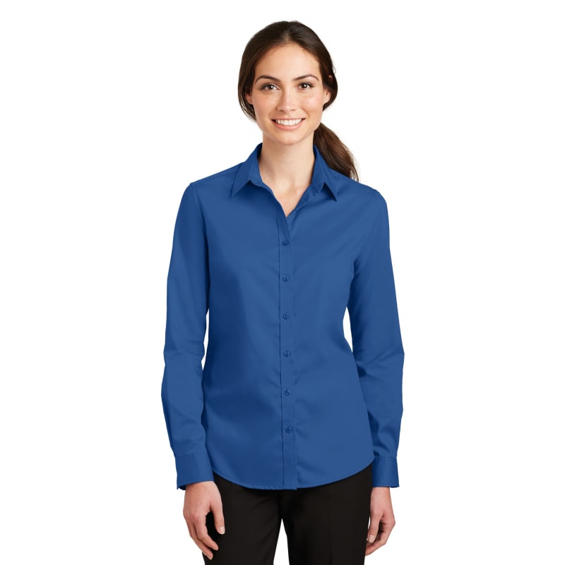 Port Authority Ladies SuperPro Twill Shirt. 12
