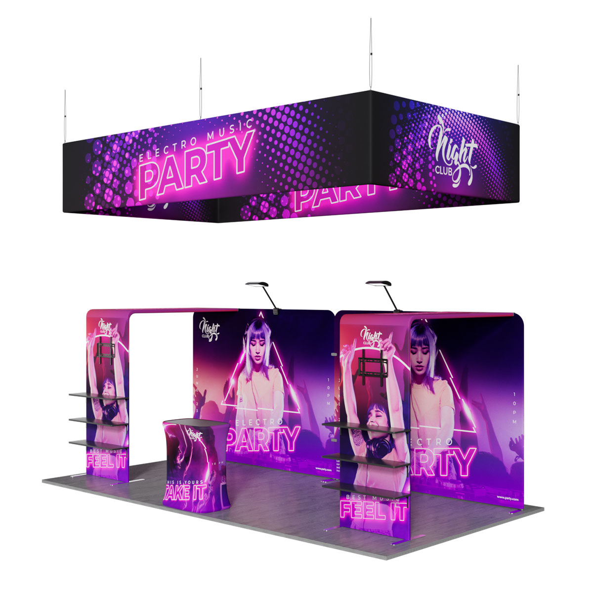 10'x20' Tradeshow Booth Kit - D Kit 6