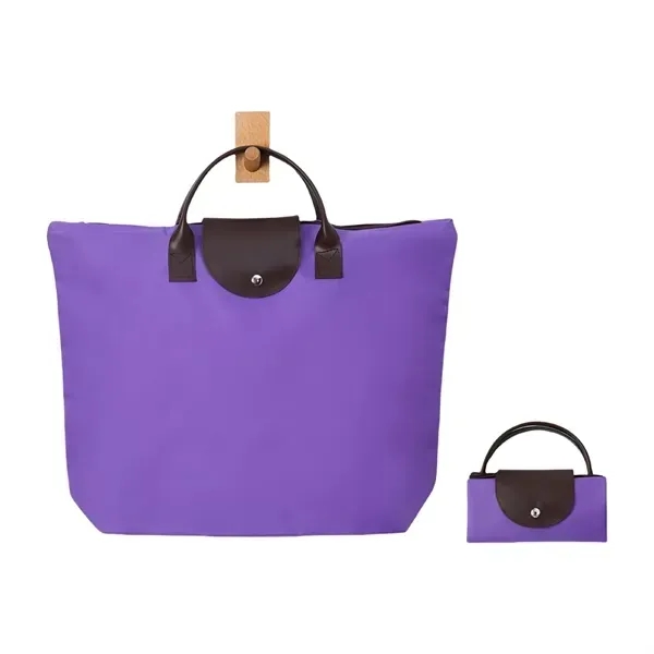 Foldable Shopping Bag with Oxford Cloth Tote, custom tote bag with logo imprint 4