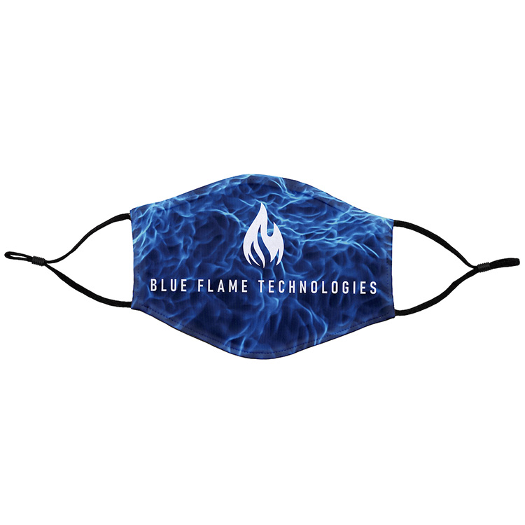 "PARAGON" Full Color Sublimation 3-Ply Washable & Reusable Cotton/Polyester Face Mask with Ear Loop 7