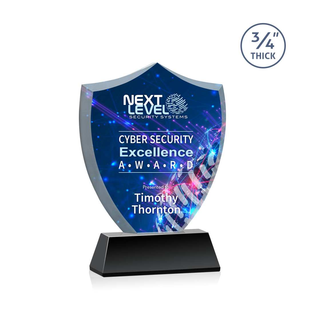 Scudo Shield VividPrint™ Award on Newhaven - Black 9