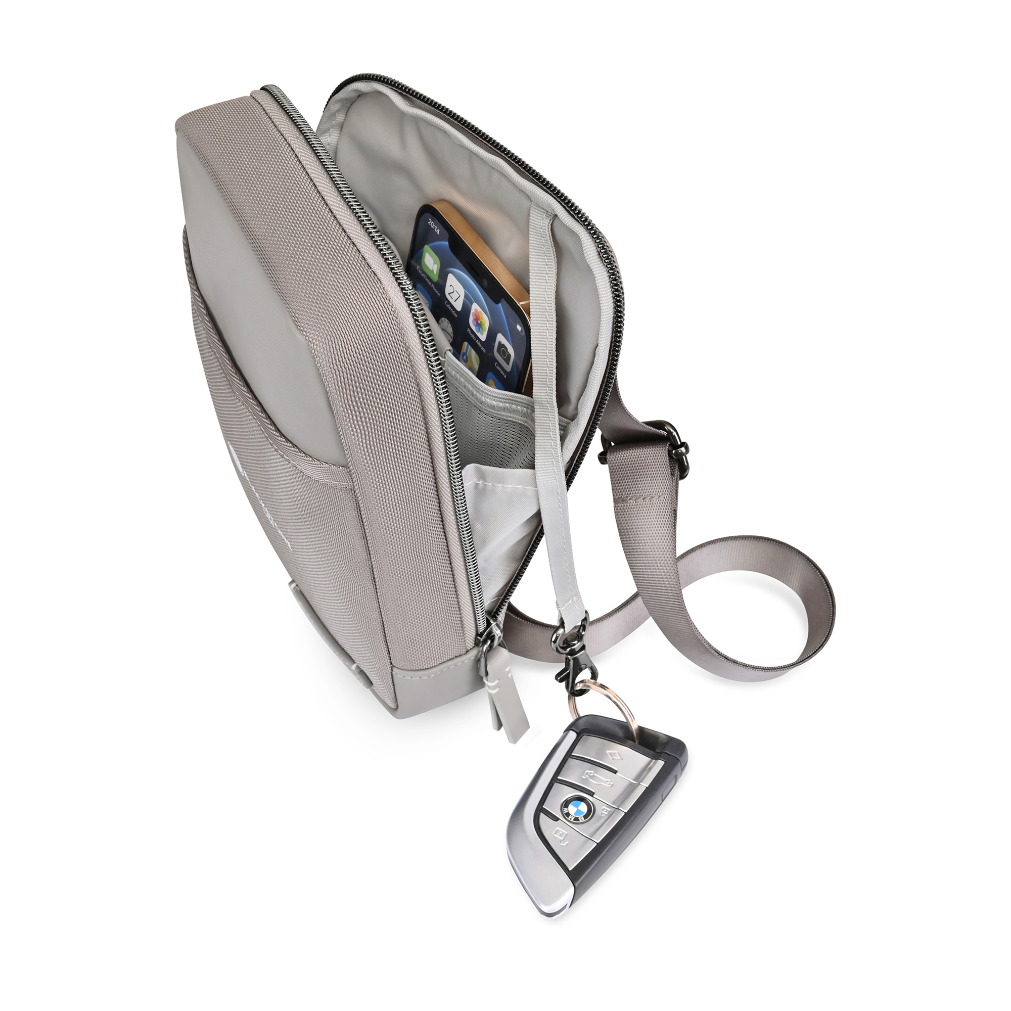 Travis & Wells® Lennox Recycled Nylon Crossbody 13