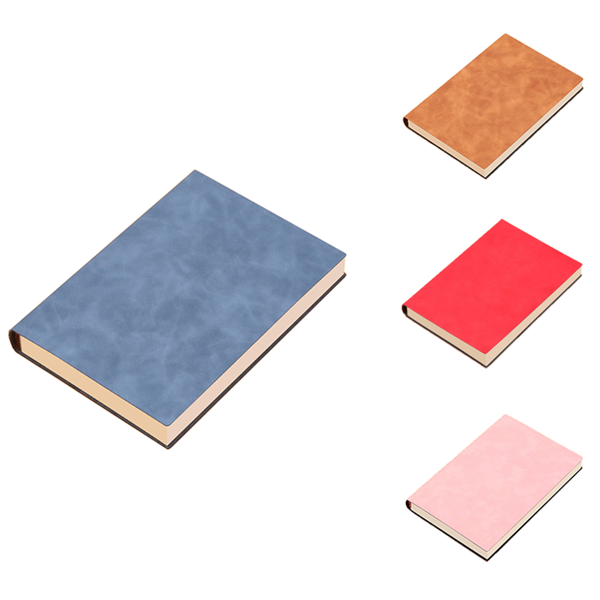 MOQ100 Notebook With Soft Leather Cover 4