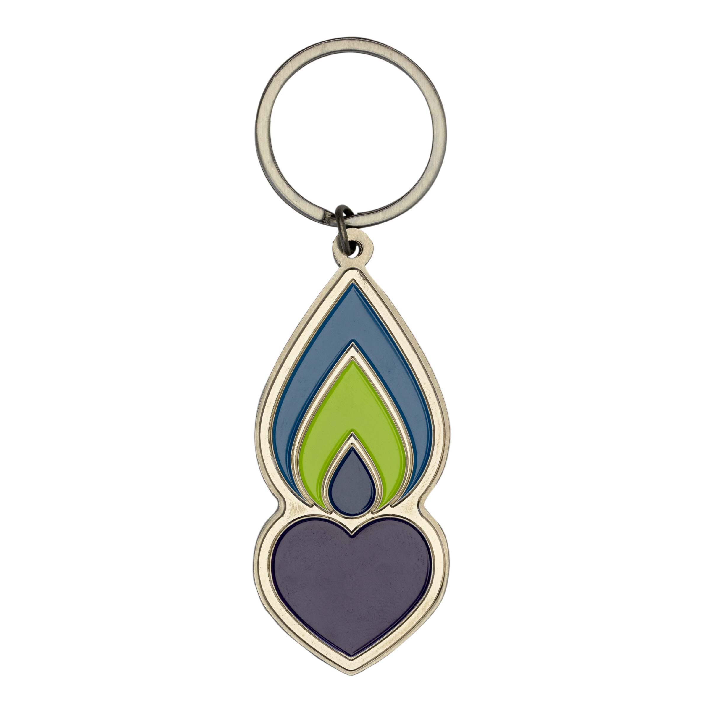 Custom Keytag Die Cast Keychain (1-3/4") 5