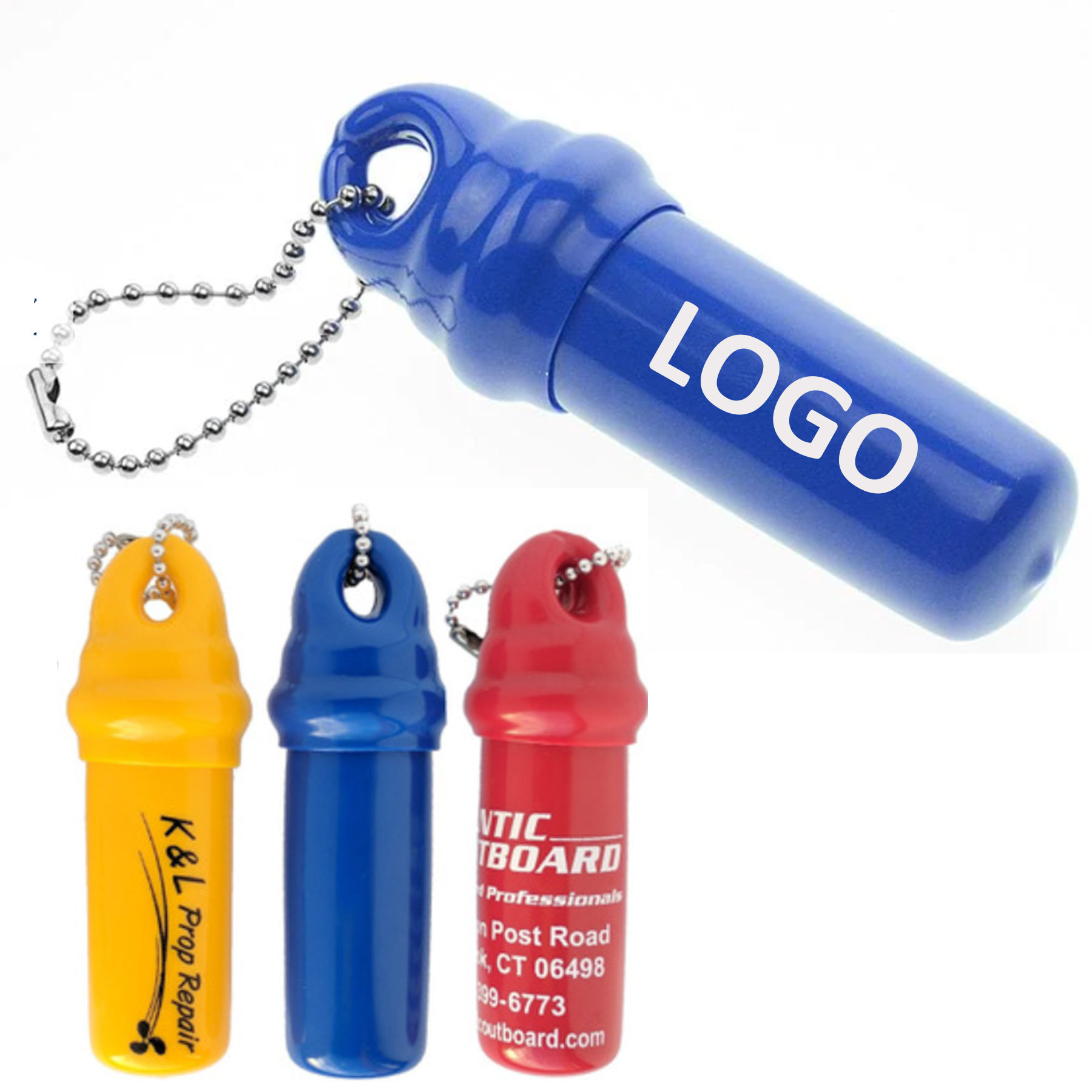 Cylinder Keytainer Floating Keychain 2