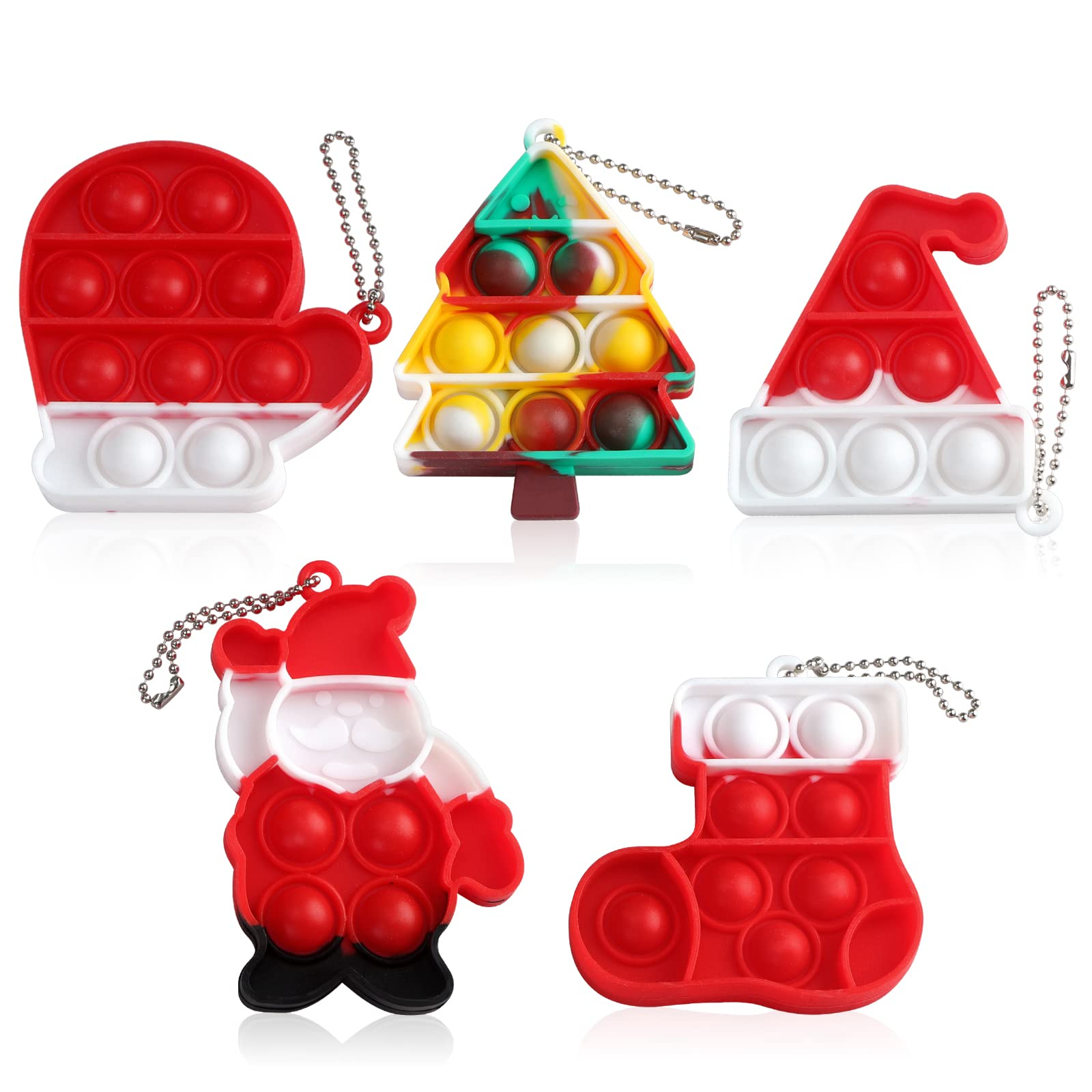 Mini Christmas Pop Keychain 4