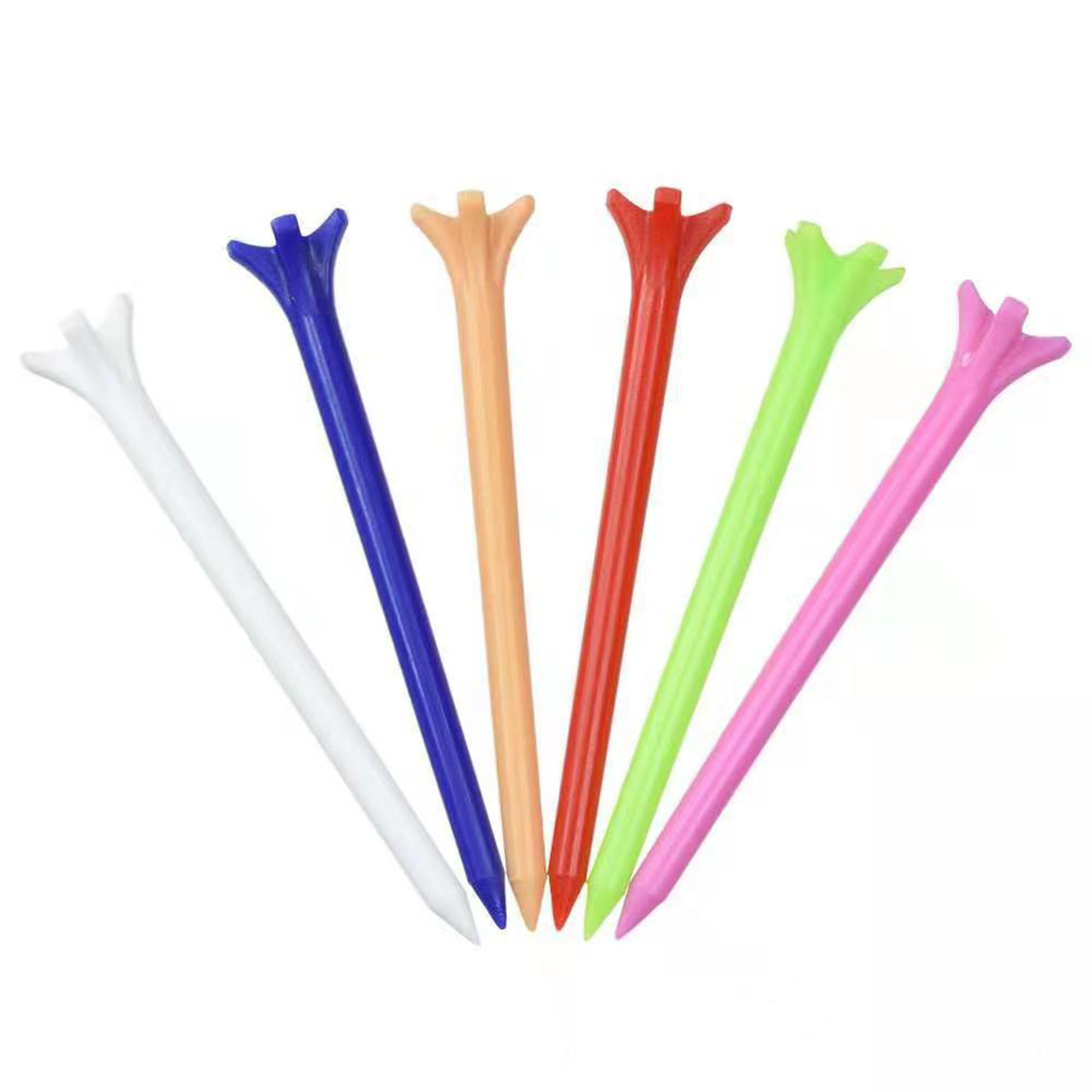 Plastic Golf Tees 2-3/4" 5