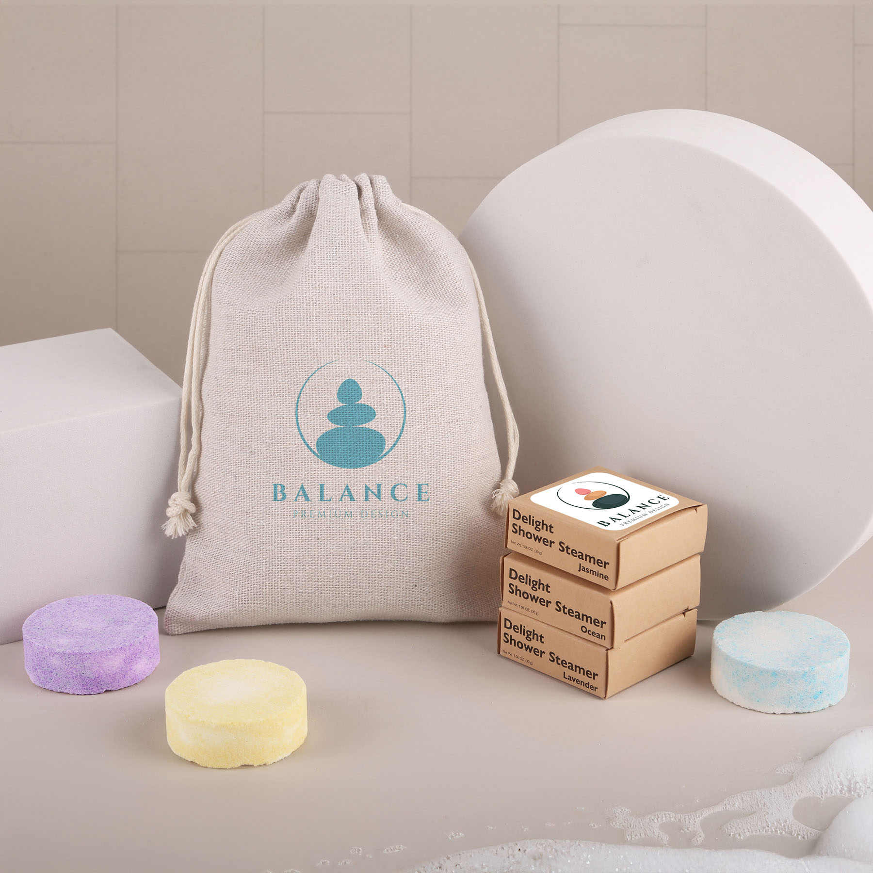 Delight Shower Steamers: 3 Piece Set 1
