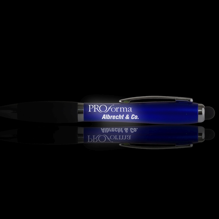 "The Cardiff" Laser Logo Light Up Stylus Pen 50