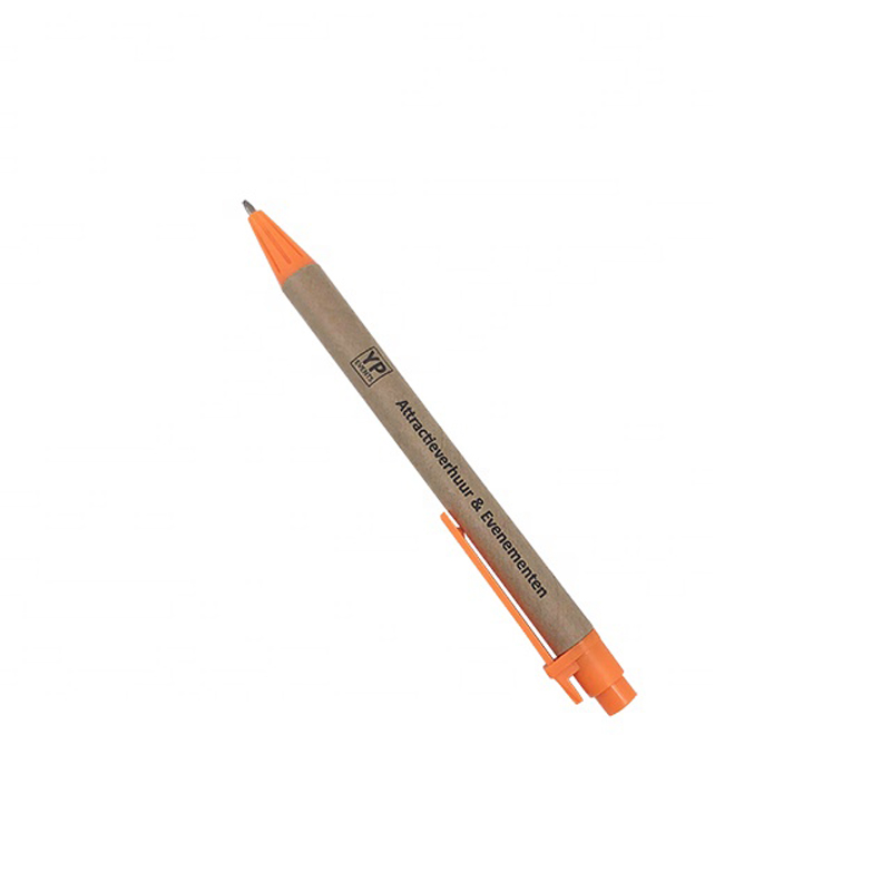 Logo Customized Promotional Eco Recyclable Paper Ballpoint Pen 2