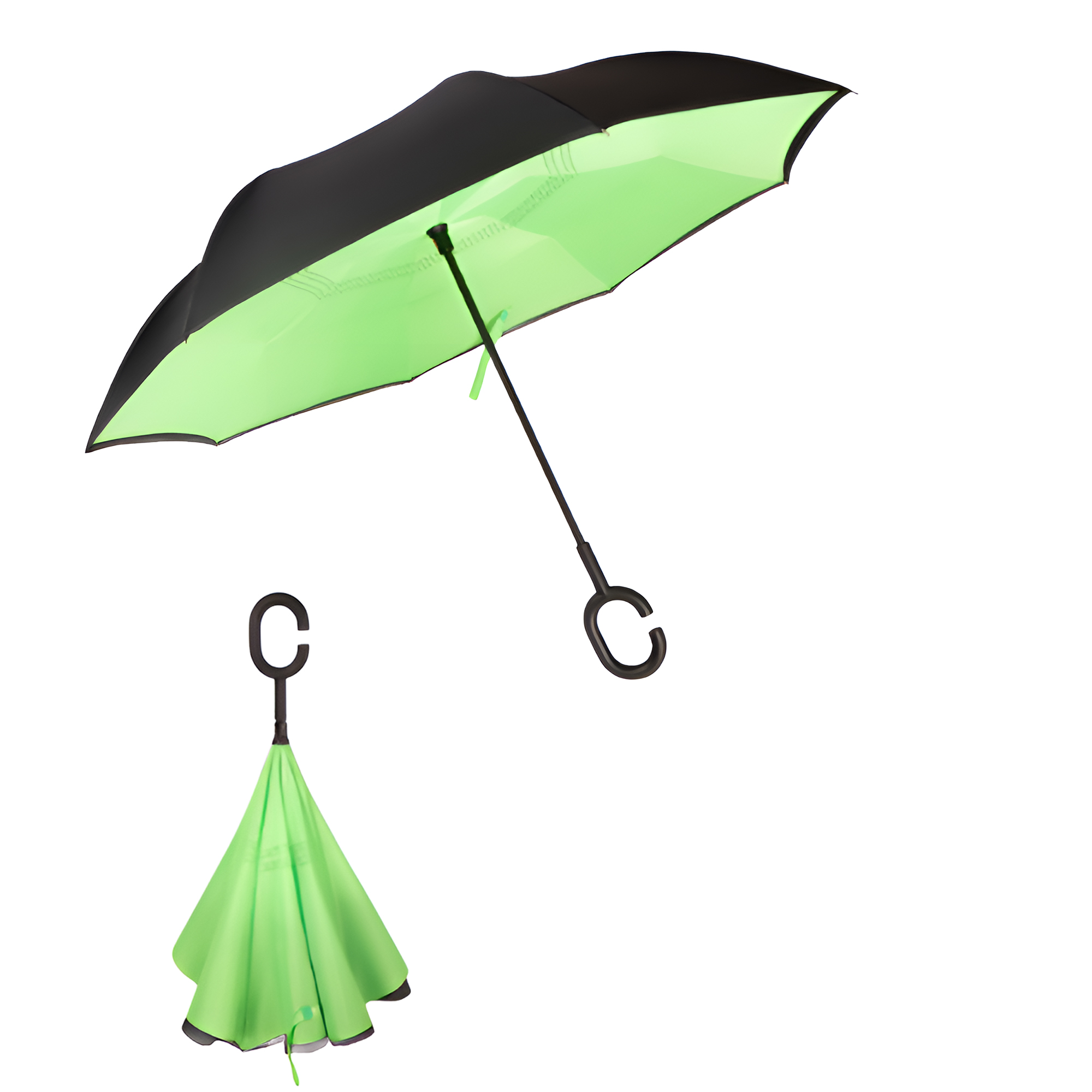 MOQ 30 PCS Convenient Hands Free Inverted Umbrella 9