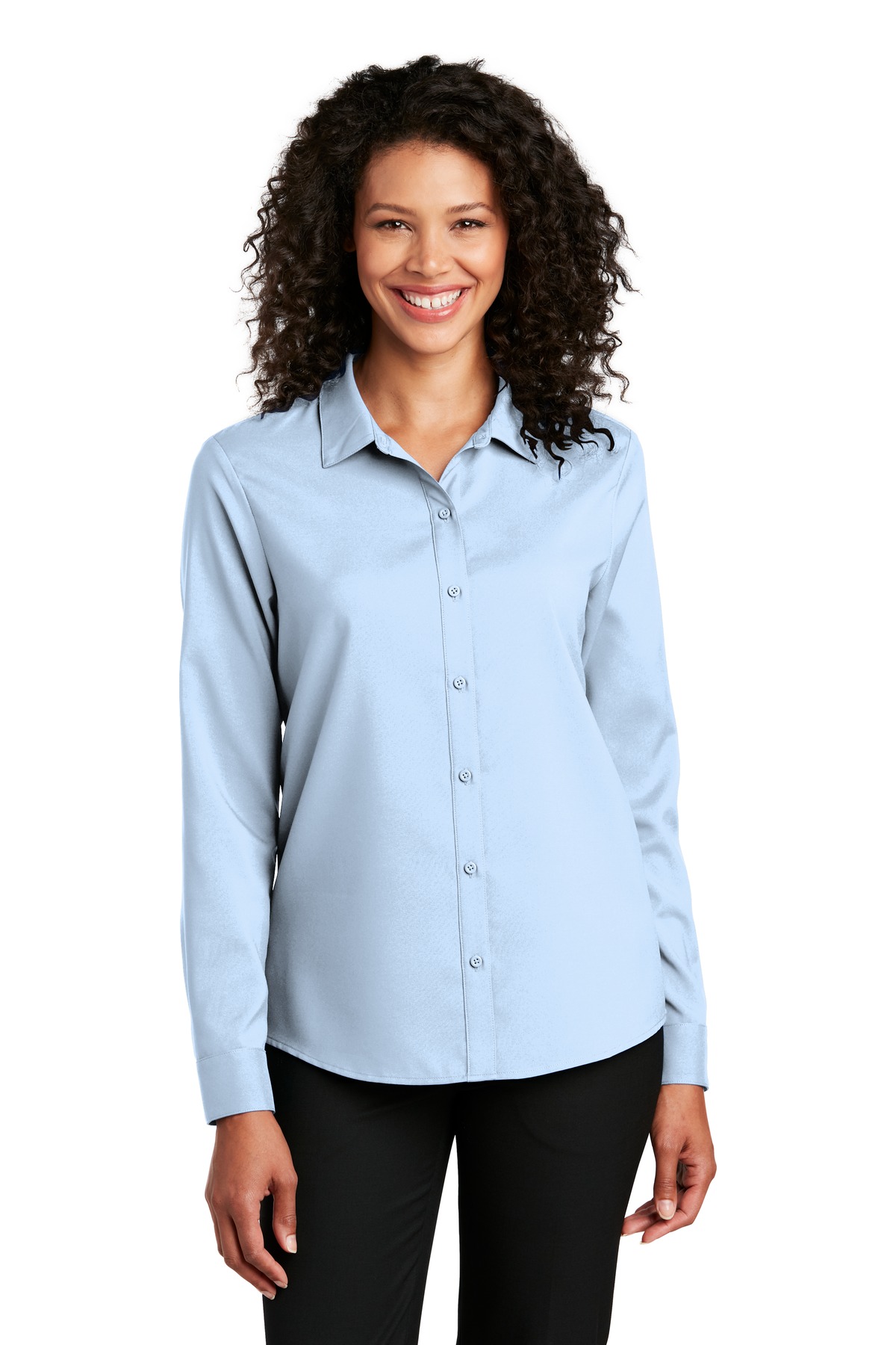 Port Authority Women's Long Sleeve Performance Staff Shirt LW401 30