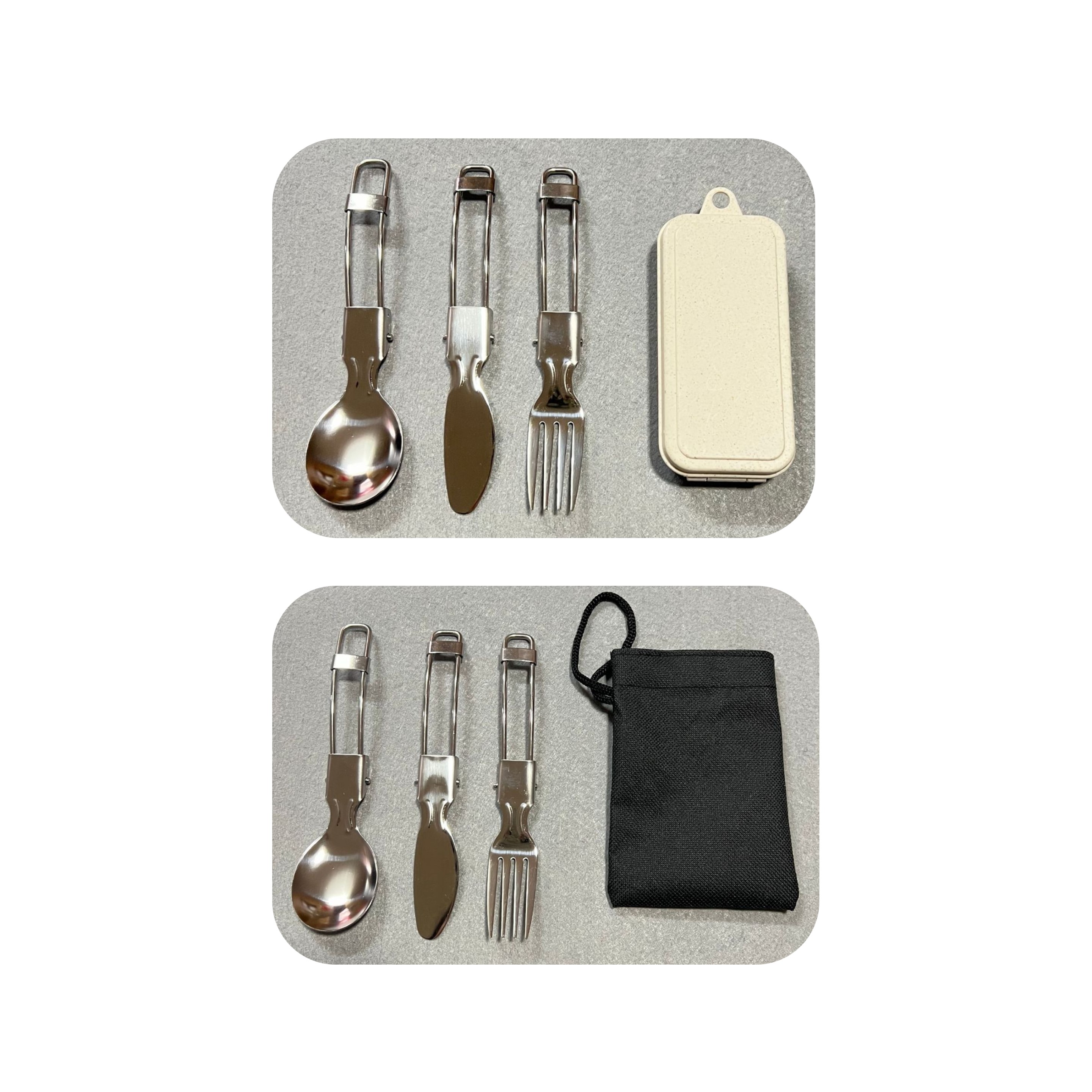 Foldable Picnic Cutlery Set (direct import) 6