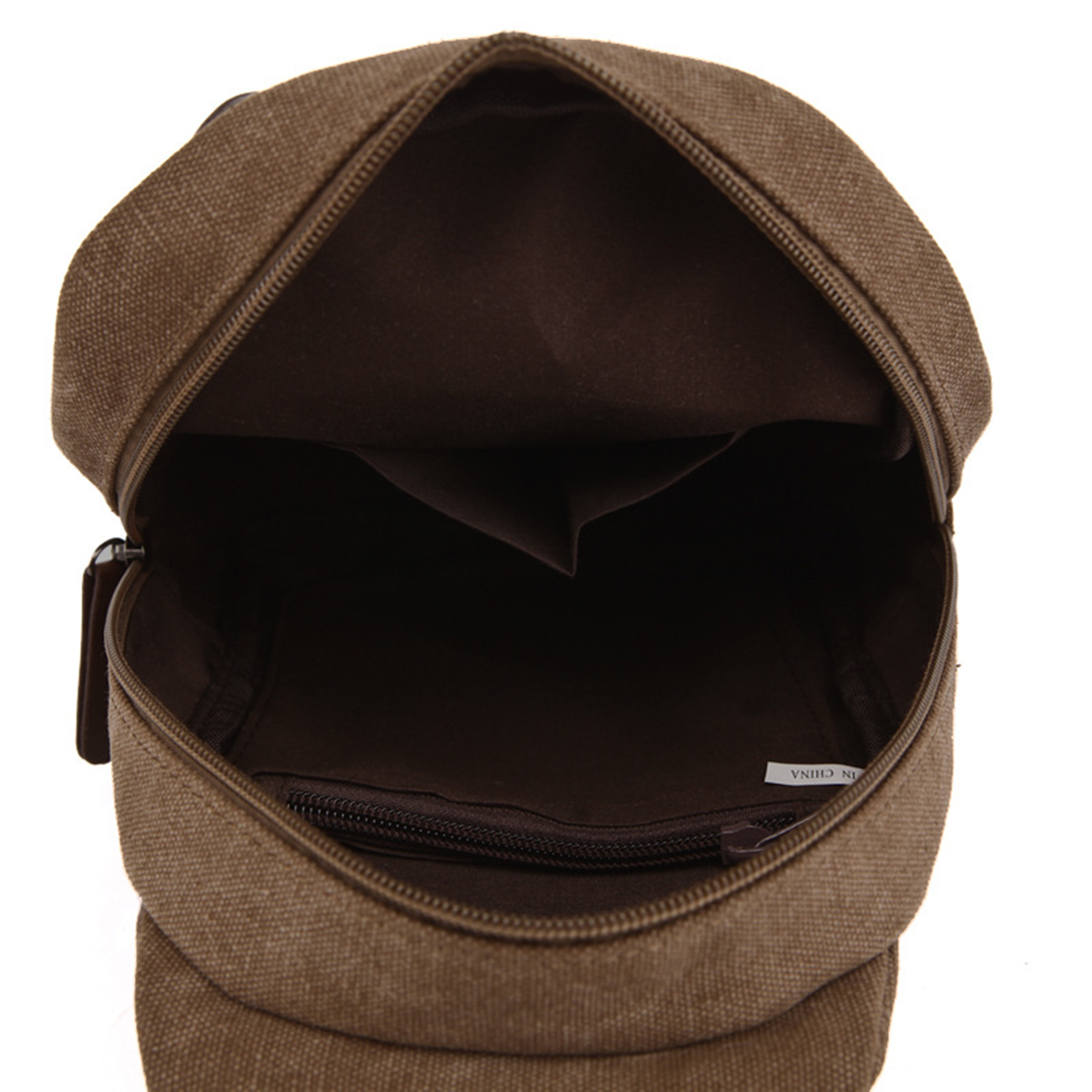 Large Zippered Canvas Bag 3