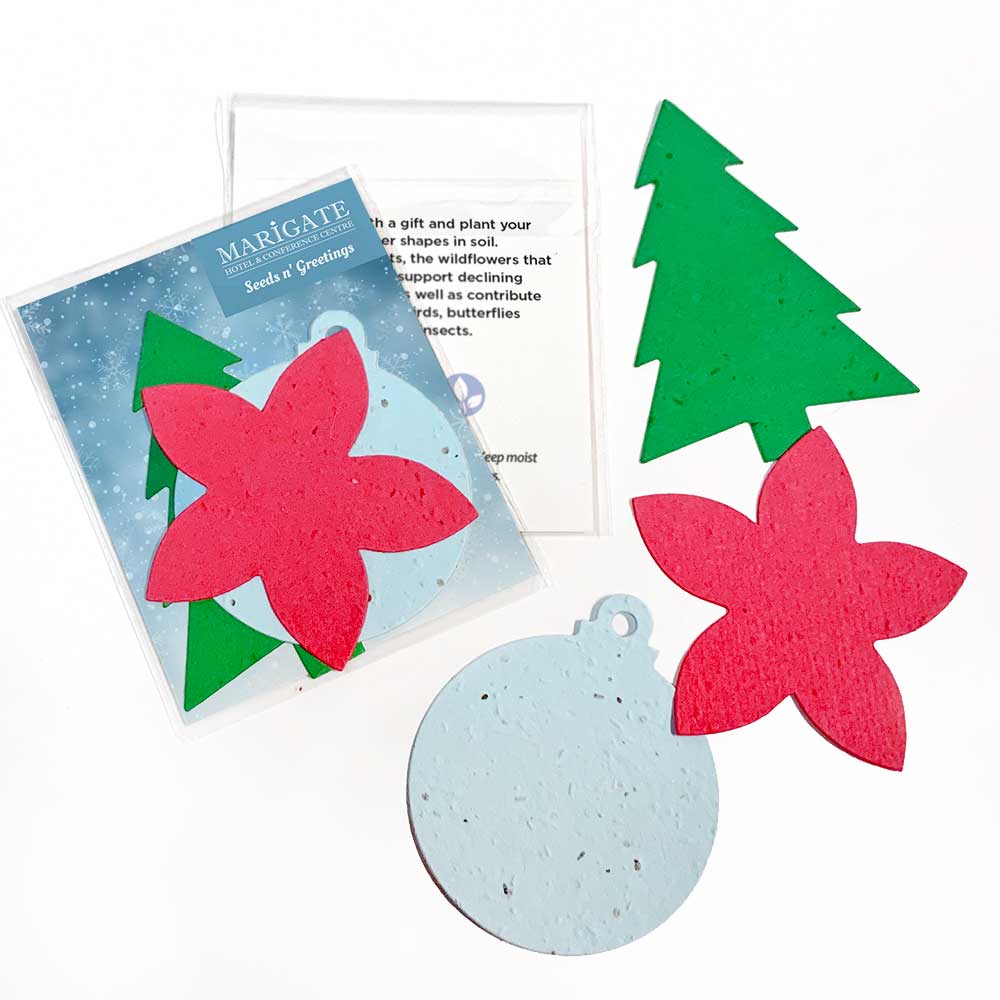 Double-Sided Holiday Seed Paper Shape Packs 1