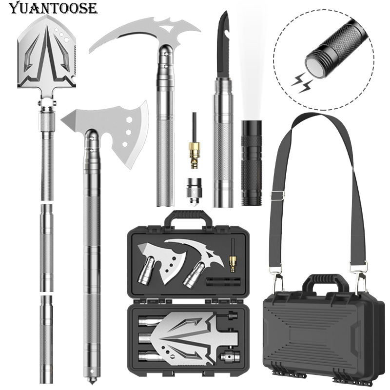 Multifunctional outdoor vehicle-mounted ordnance shovel set 1