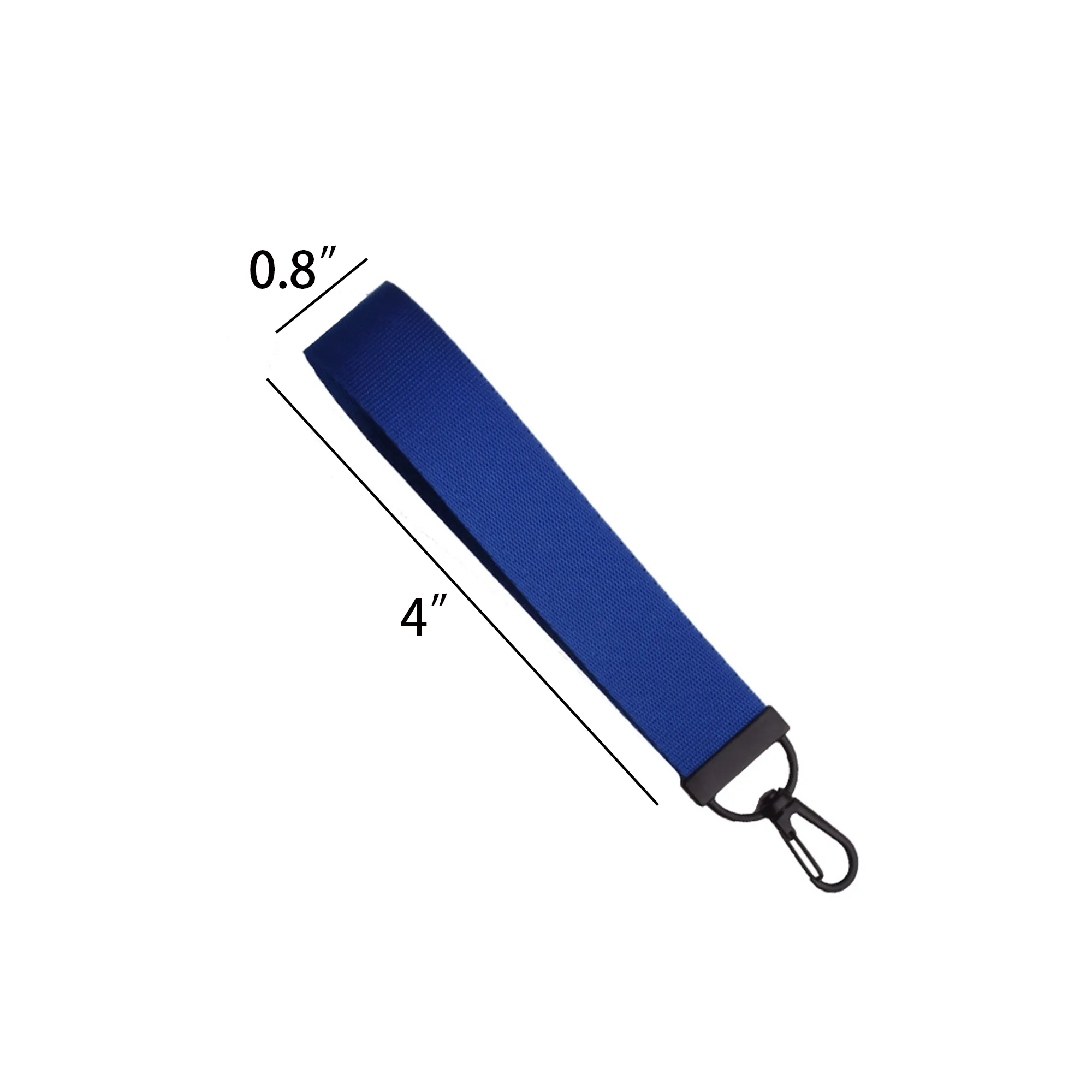 MOQ100 Polyester Webbing Wristbands Keychain 2