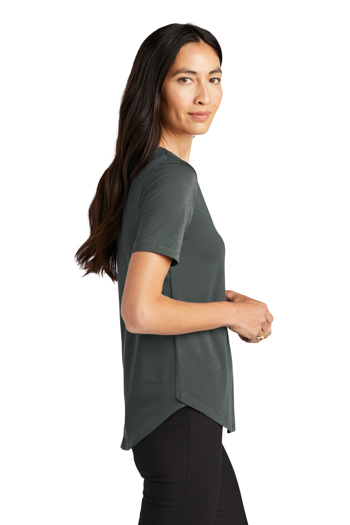 Mercer+Mettle Women's Stretch Jersey Relaxed Scoop MM1017 9