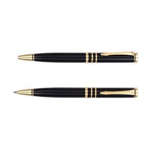 Black Business Executive Twist Metal Pen 22