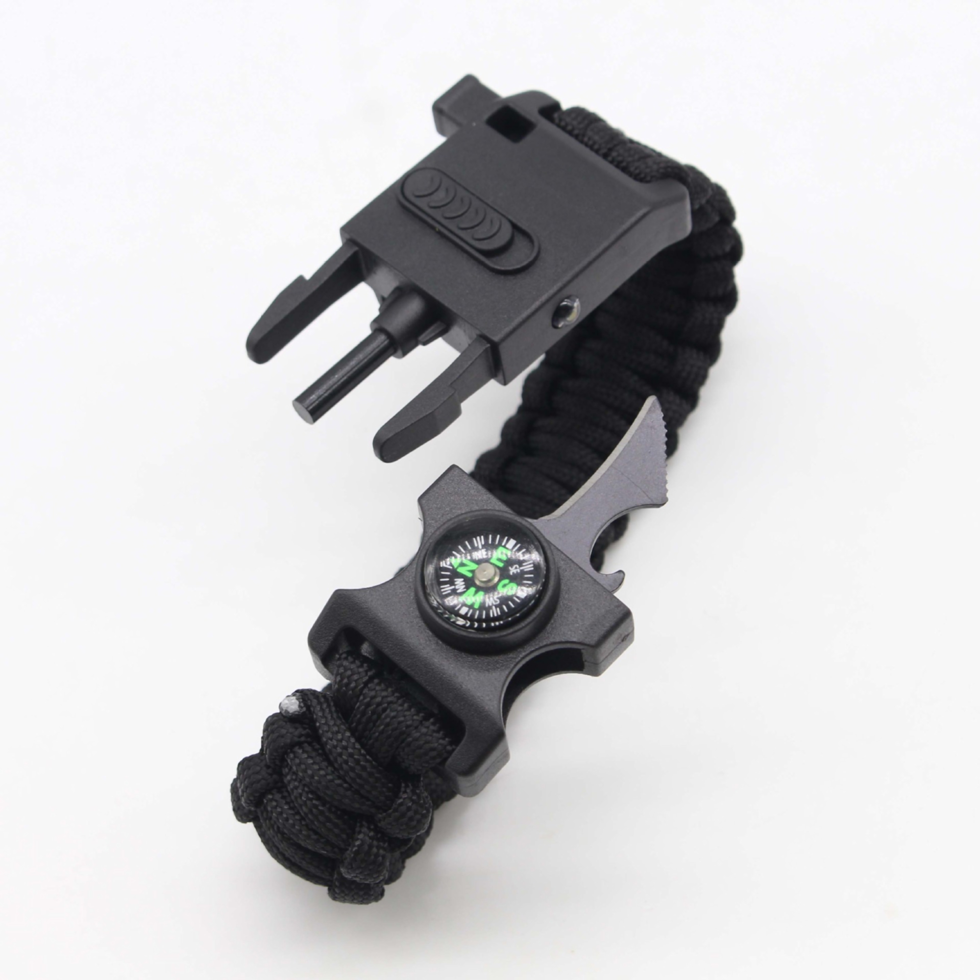 Camouflage Military Grade Polyester Survival Snap Bracelet 2