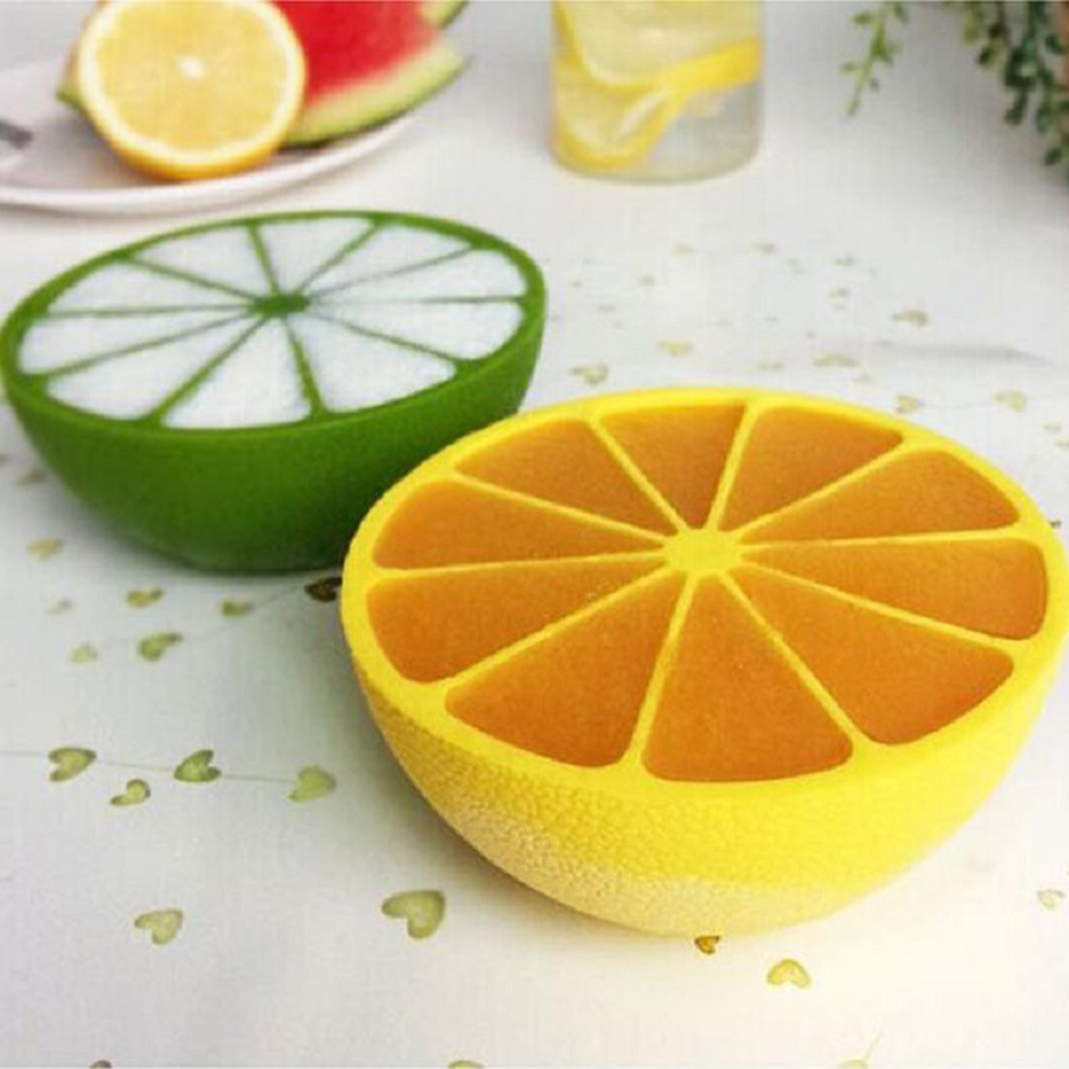 Lemon Shaped Silicone Ice Making Mold 3