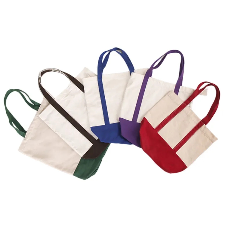 Patchwork Canvas Tote Bag, custom tote bag with logo imprint 4