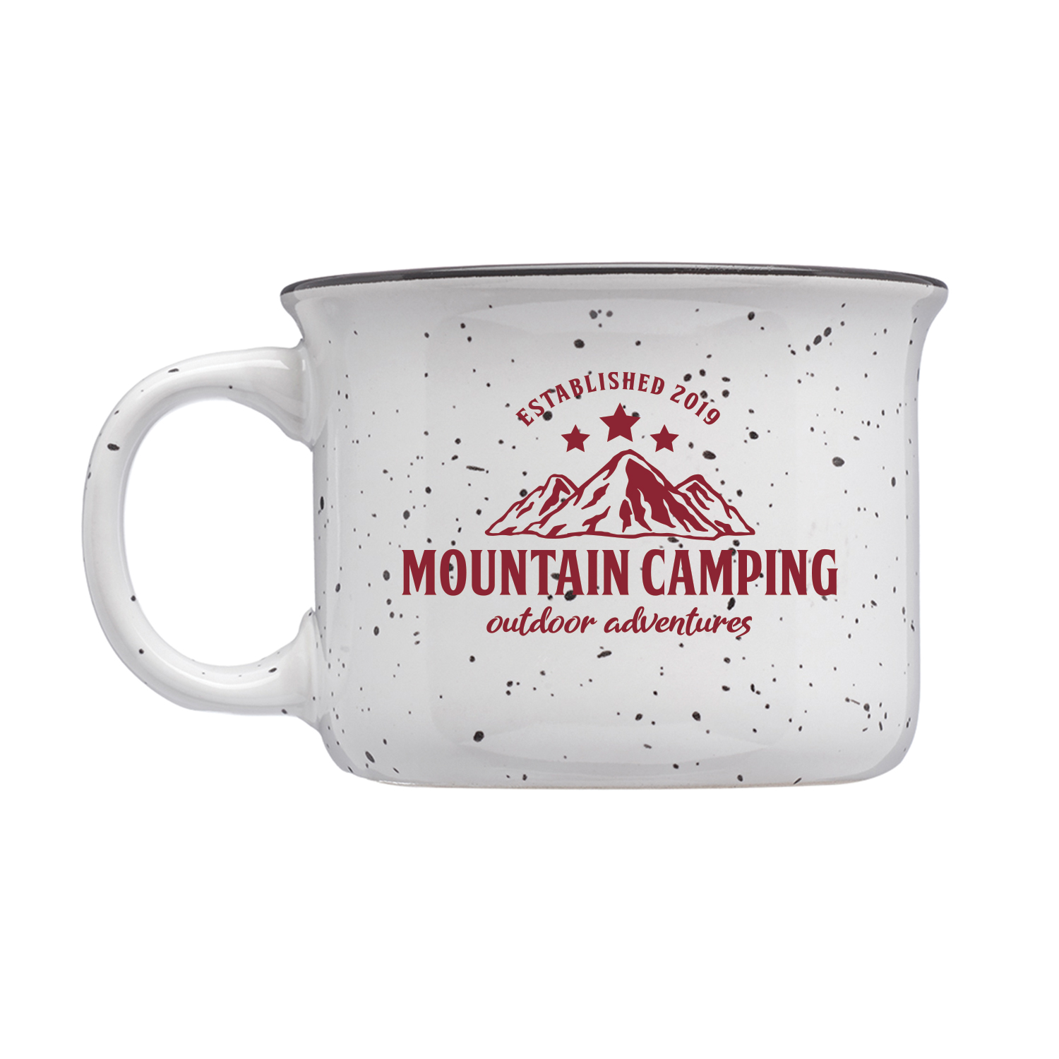 8 oz. Speckled Hearth Ceramic Mug (1 Color Imprint) 8