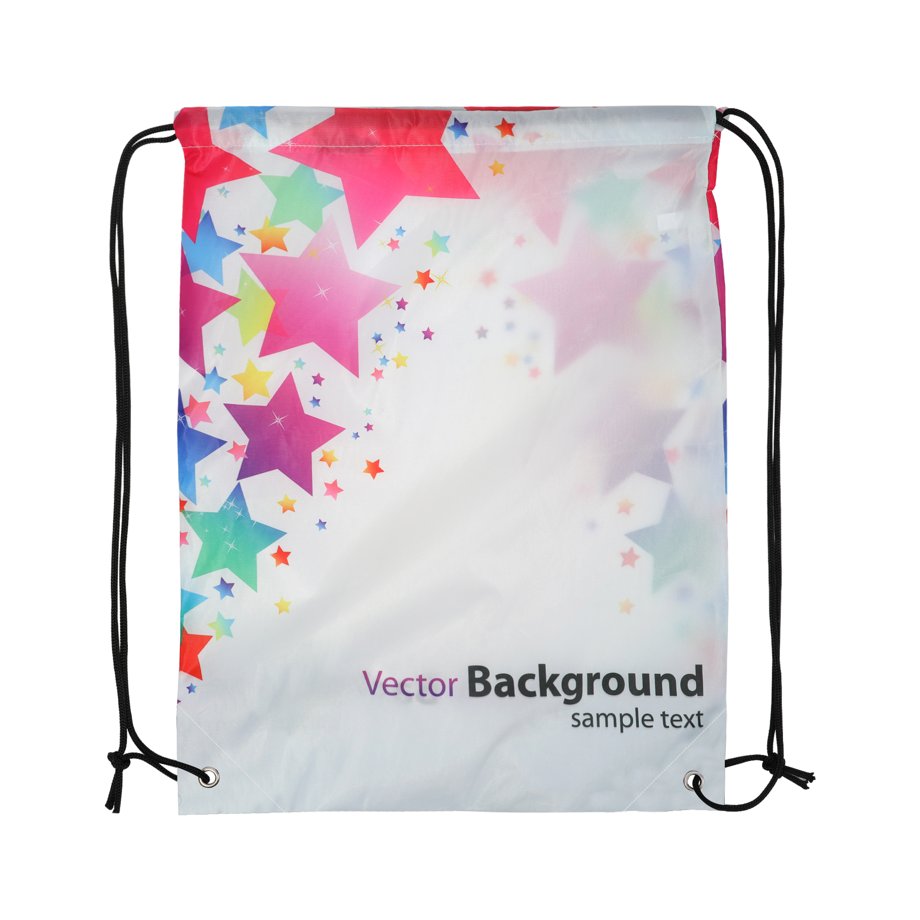 14" x 17" Dye-Sublimated Drawstring Backpack 14