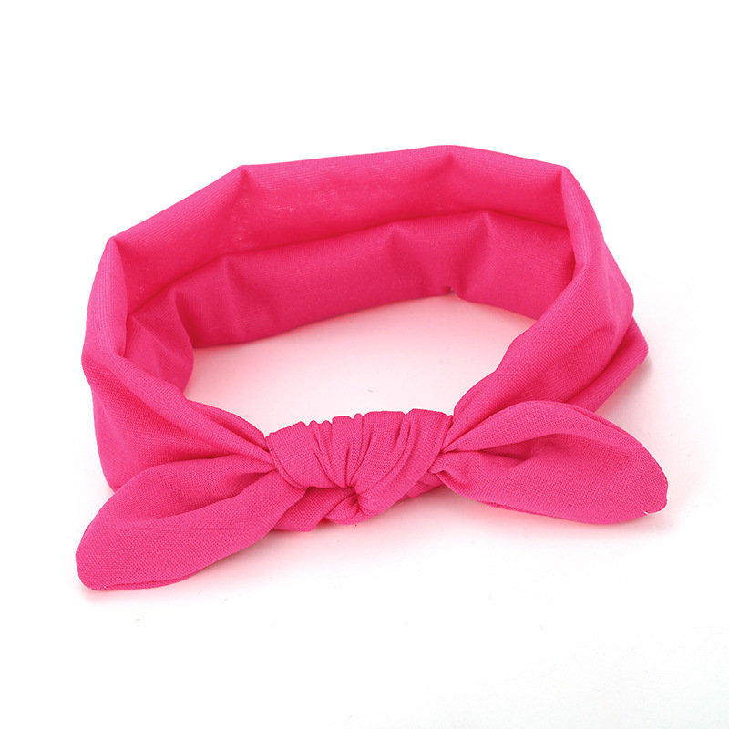 Head-wraps Hair Band Knotted Headband Rabbit Ears 5