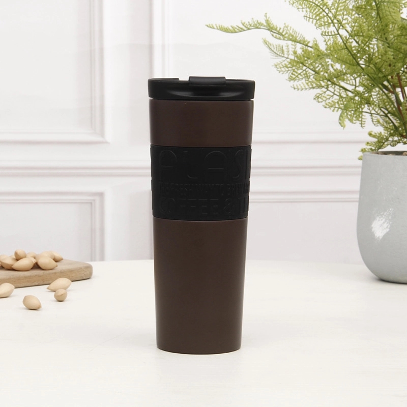 20 oz Stainless Steel Travel Coffee Mug With Silicone Sleeve 7