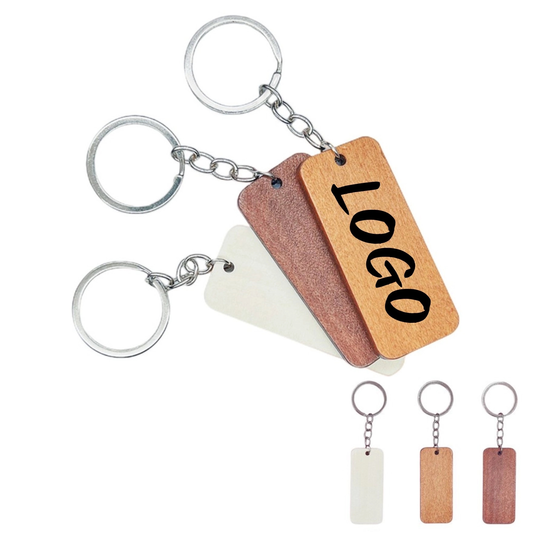 Wood Keychains 2