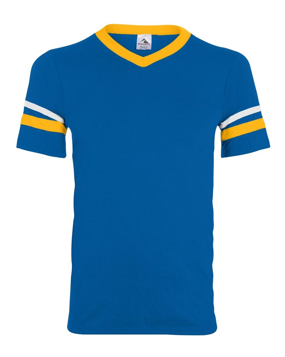 V-Neck Jersey with Striped Sleeves - 360 33