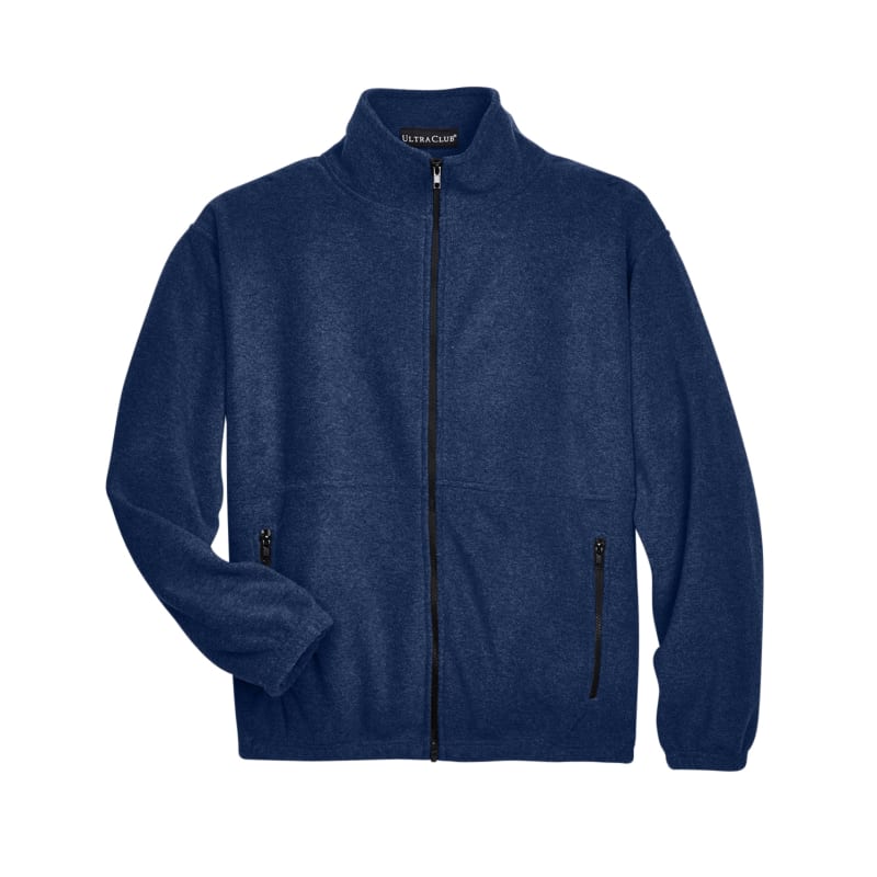 UltraClub Mens Iceberg Fleece Full-Zip Jacket 1