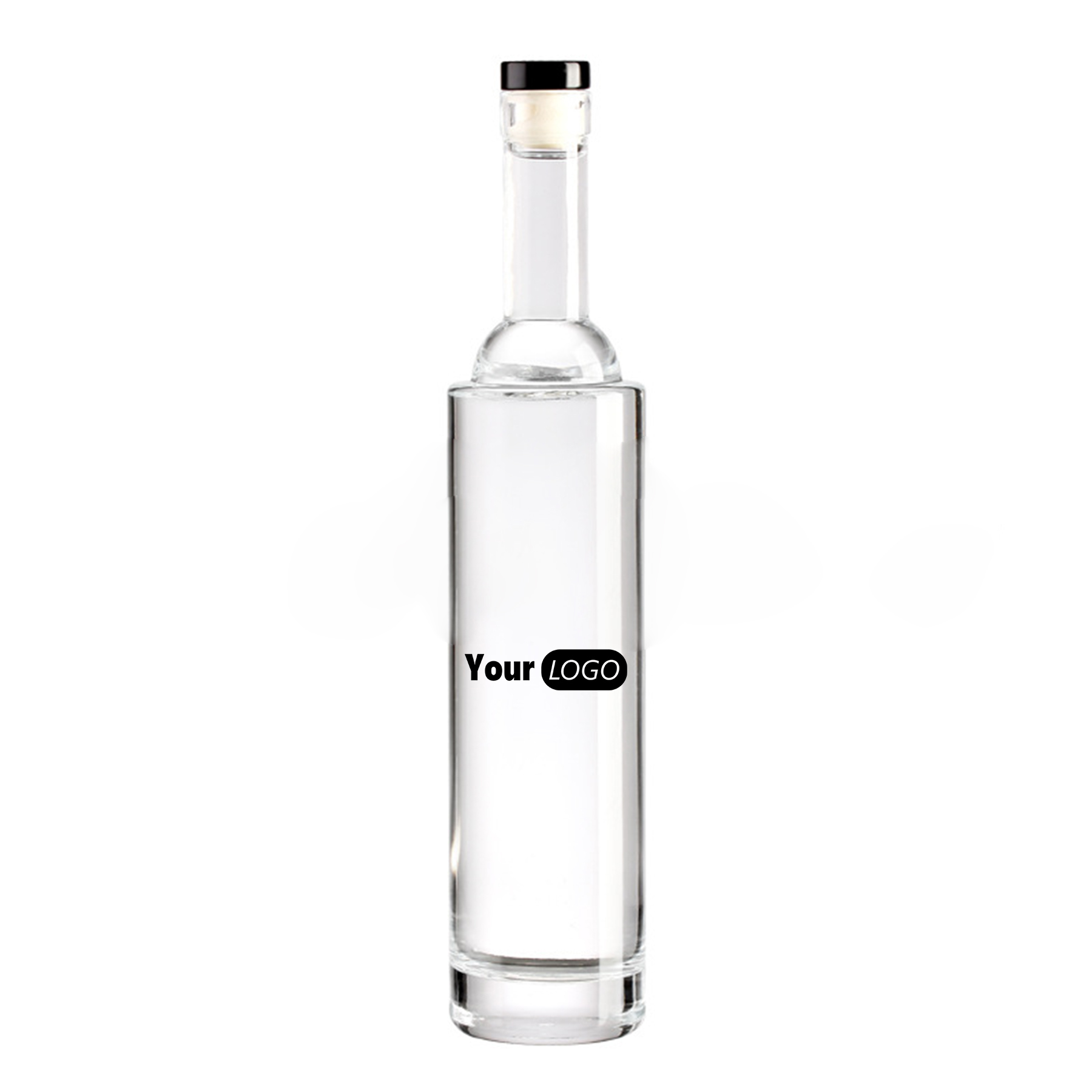 Clear Glass Wine Bottles 4