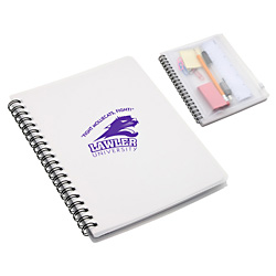 Hardcover Notebook with Pouch 25
