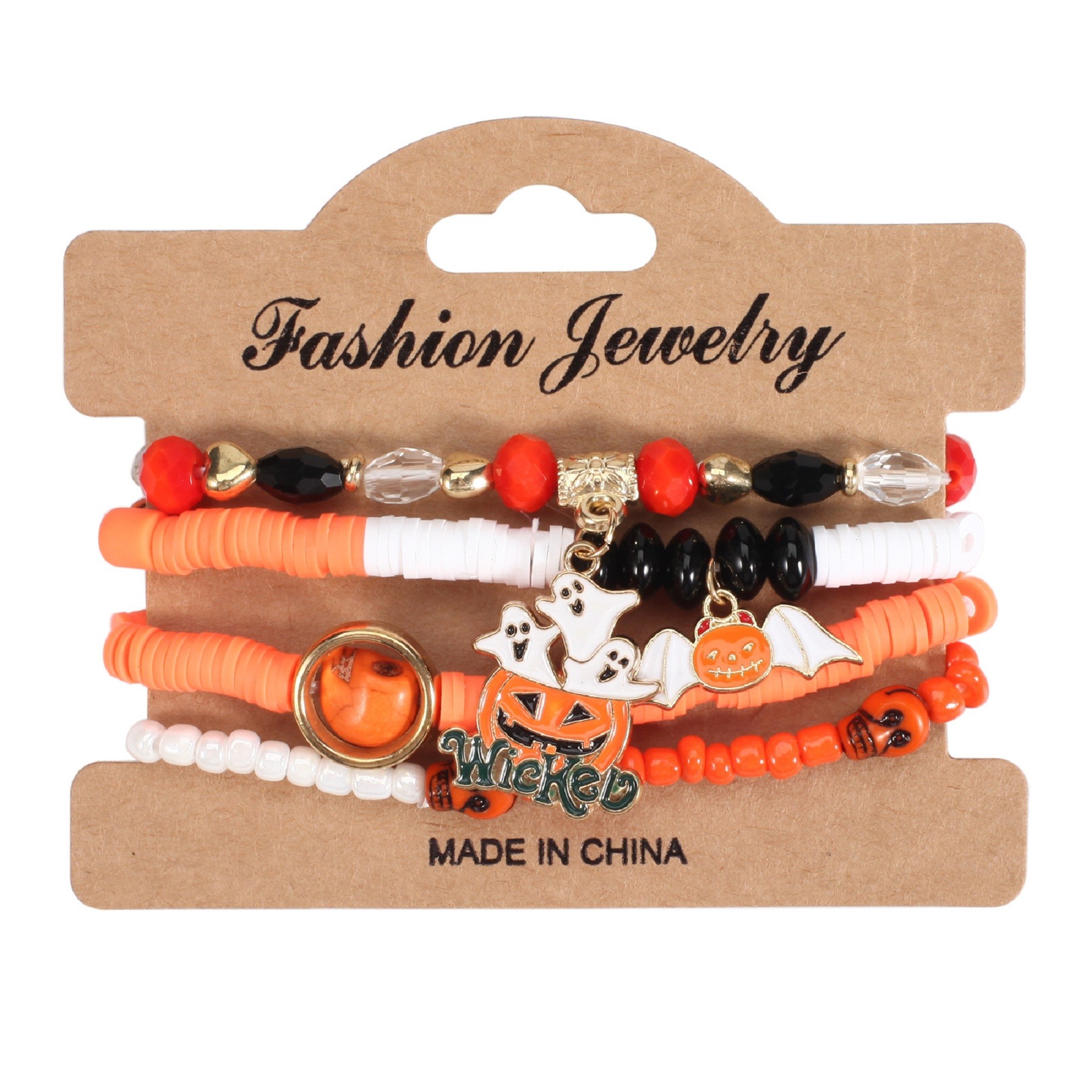 Bohemian Bracelets Stretch Multilayer Colorful Beads Bracelet With Charm Jewelry 13