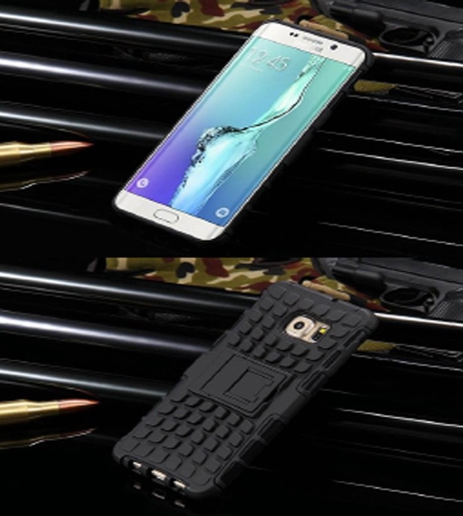 iBank ® Samsung Galaxy S6 Edge Shockproof Case with Belt Clip & Kickstand 1