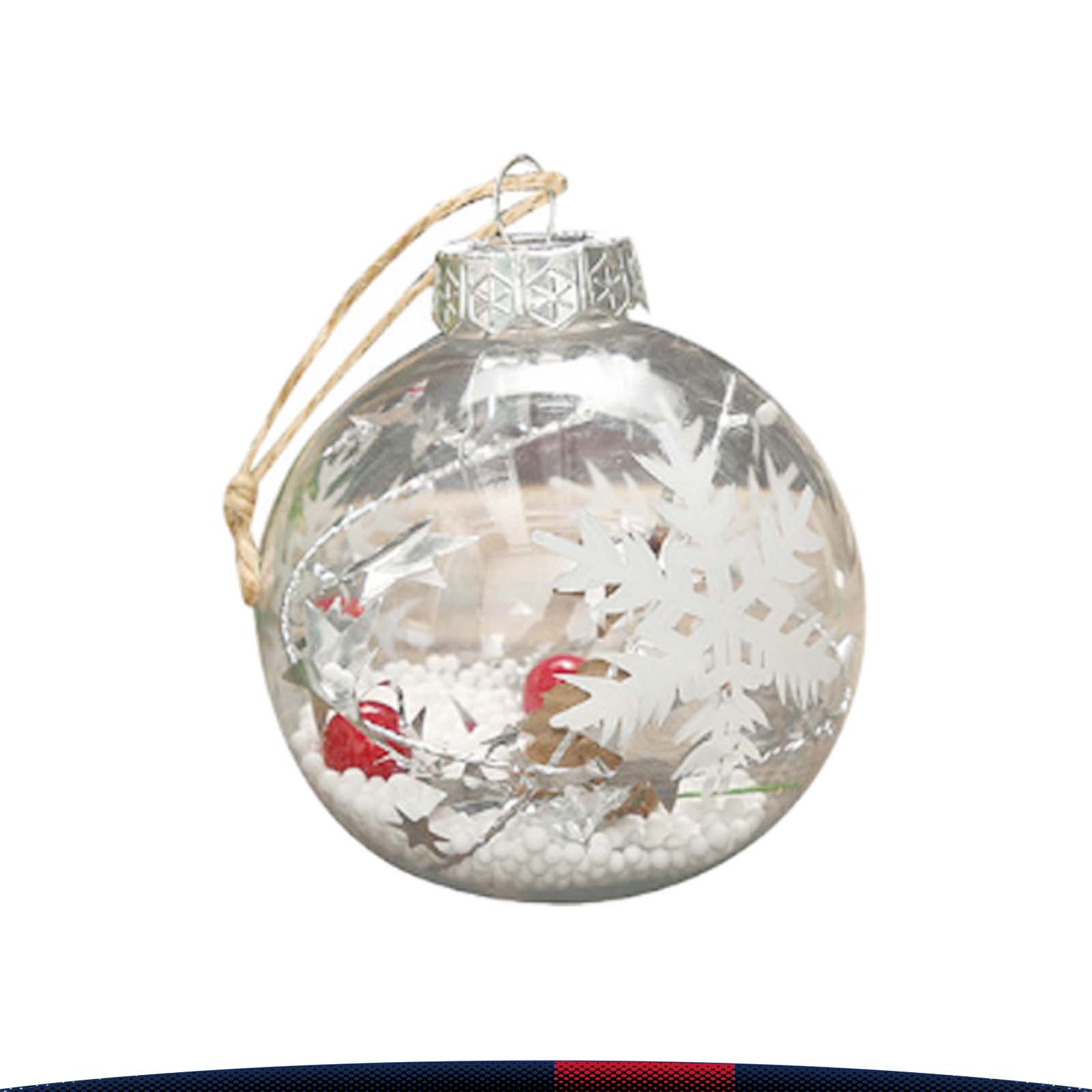 Transparent Snowflake Decorative Ball 2