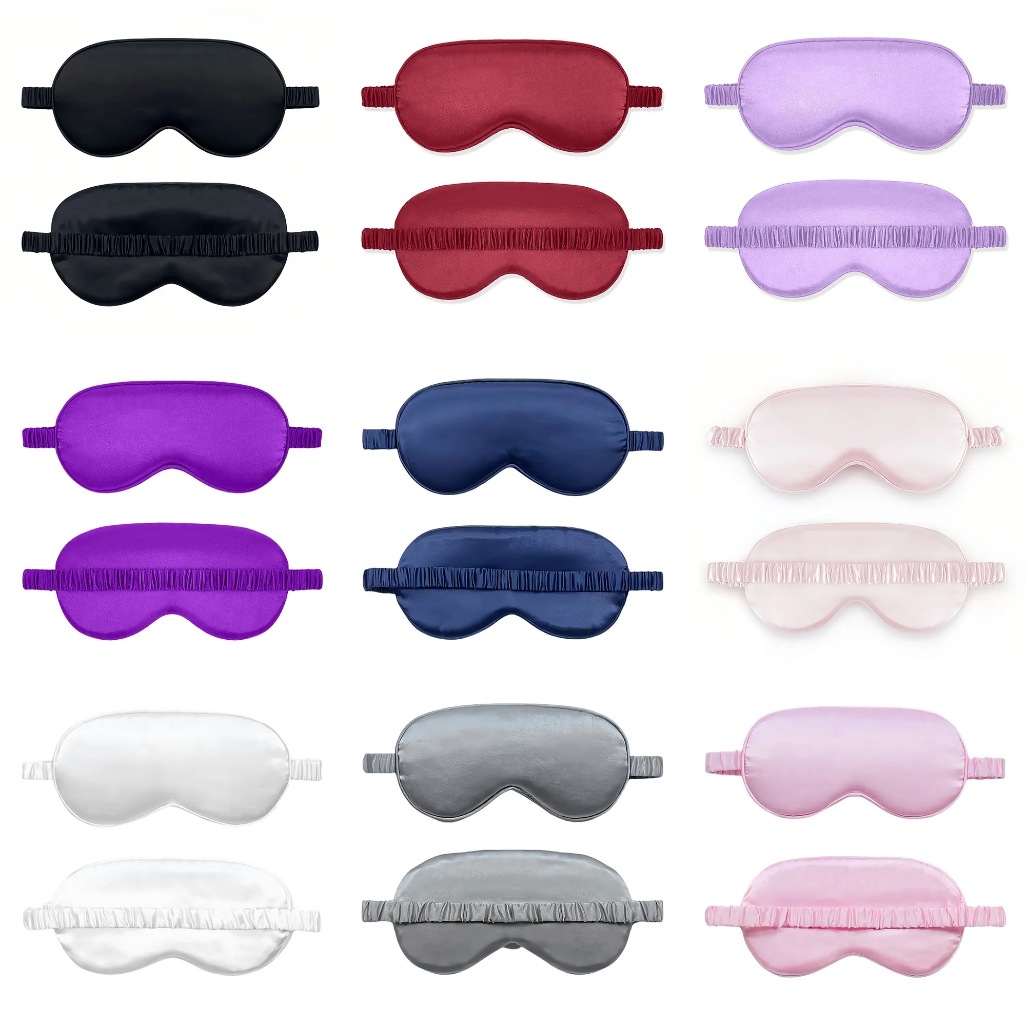 Soft Silk Like Adjustable Light Blocking Eye Mask 1