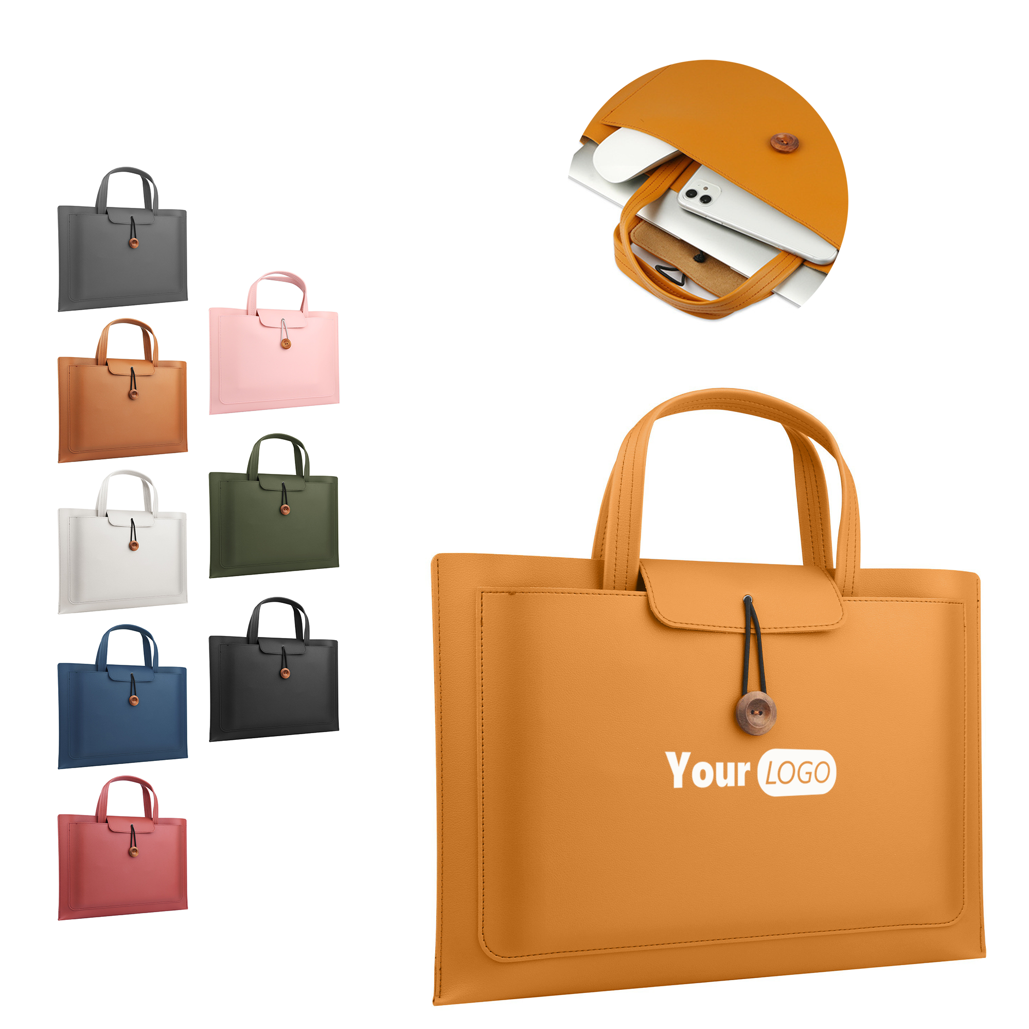 14 Inch PU Laptop Bag 2