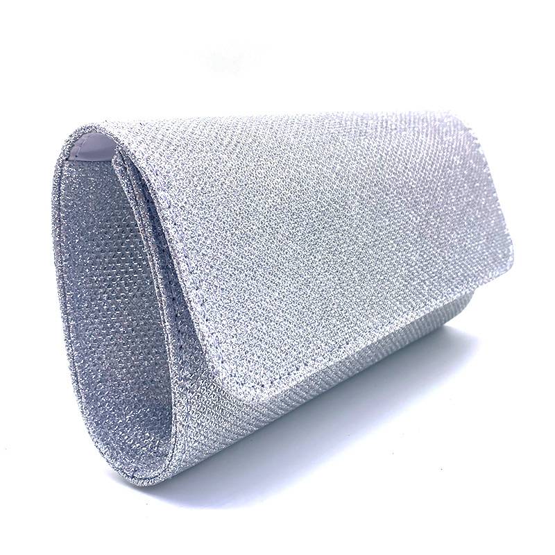 Elegant Mesh Glossy Dinner Handbag with Flash Design 4