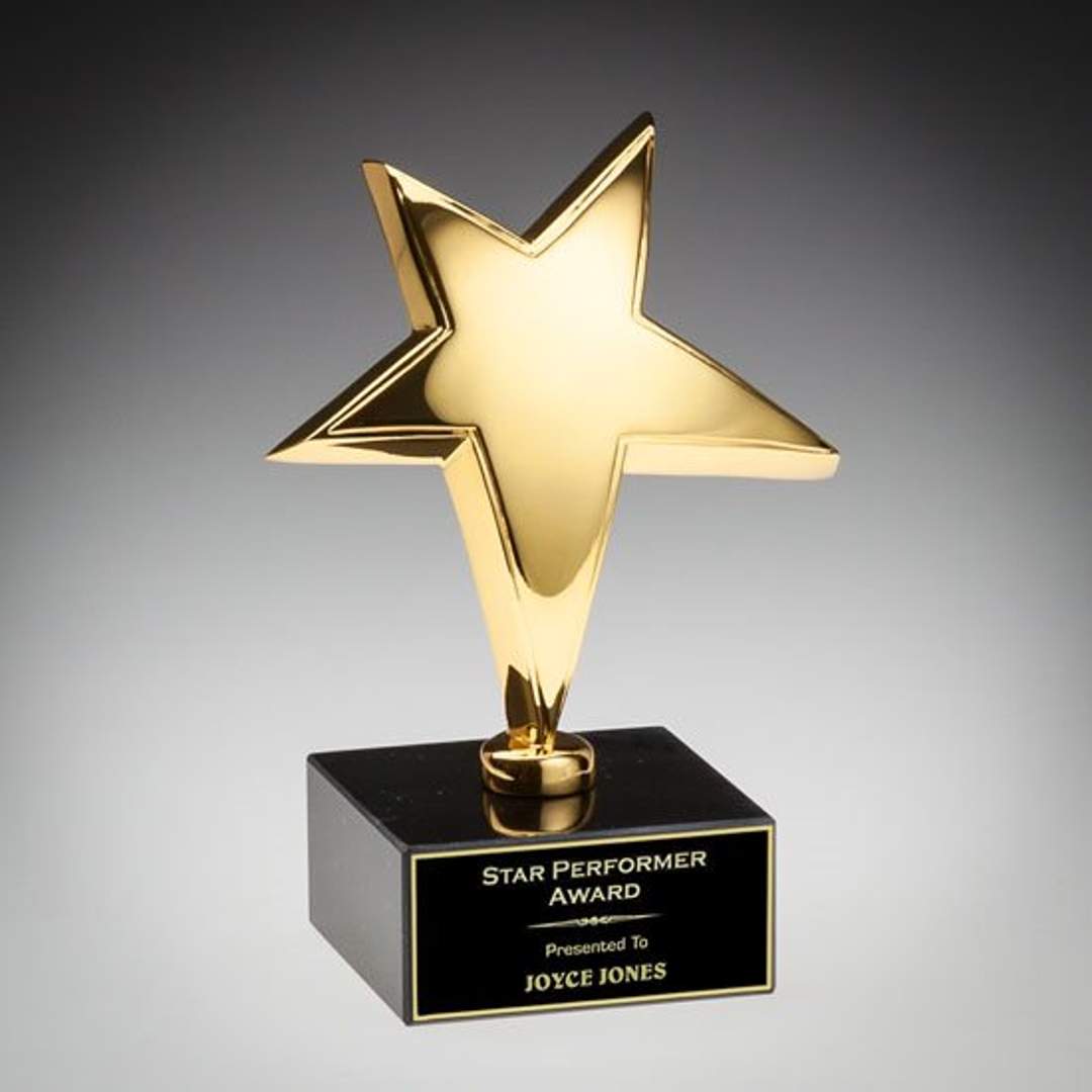 Gold Rising Star Award on Marble 2
