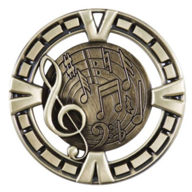 2-1/2" Music BG Medal 2