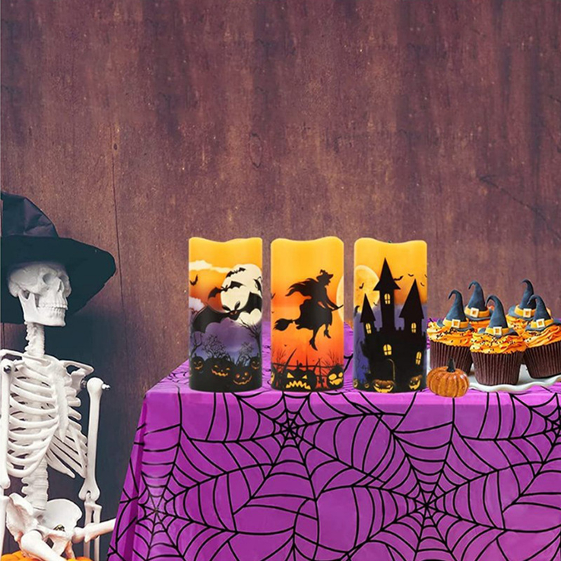 Halloween Flameless Flickering LED Candles 2