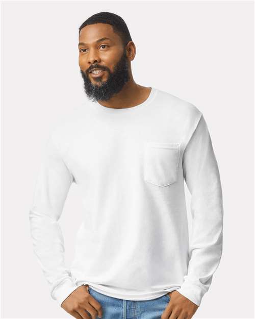 Unisex Ultra Cotton® Long Sleeve Pocket T-Shirt - 2410 49