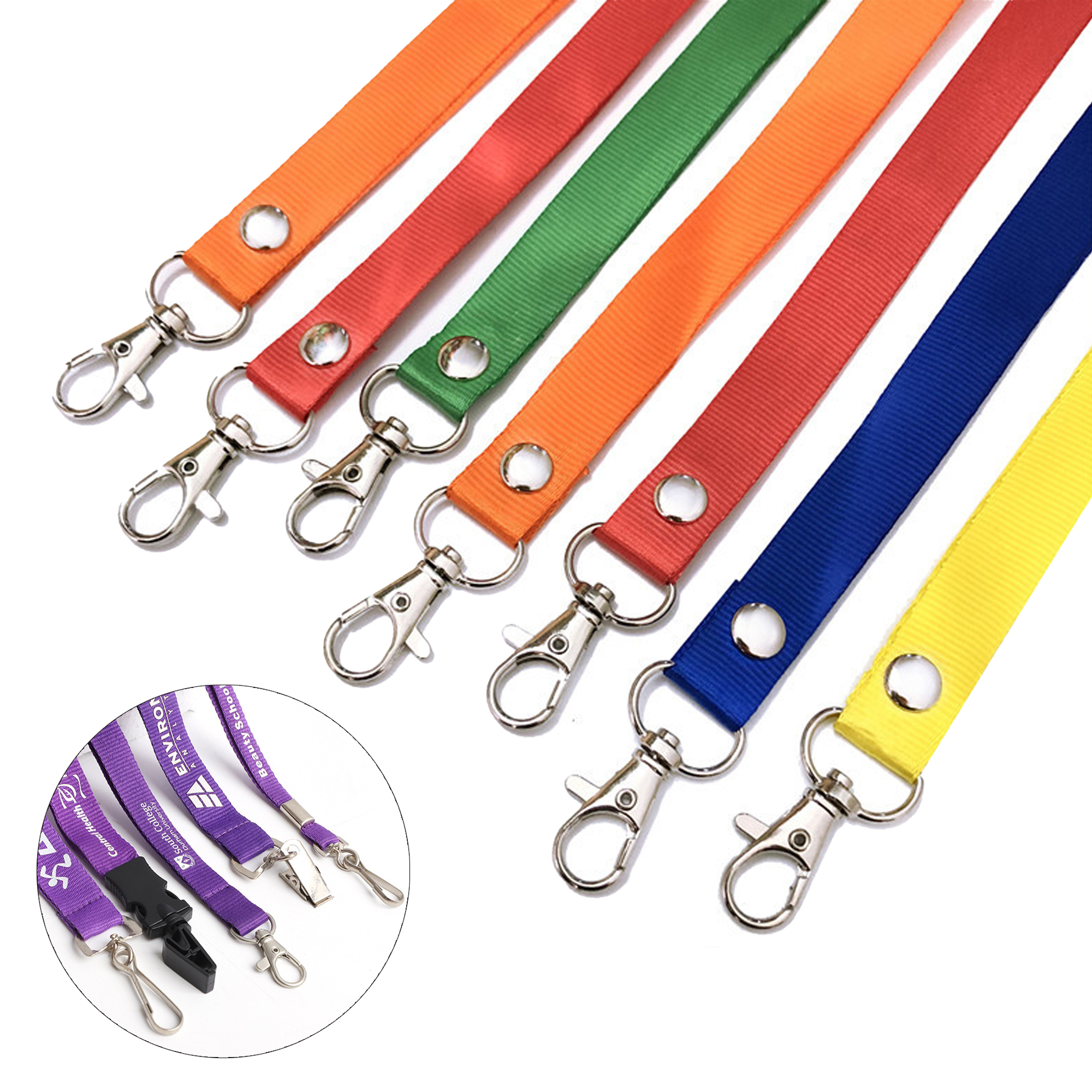 Polyester Lobster Clasp Lanyard 4