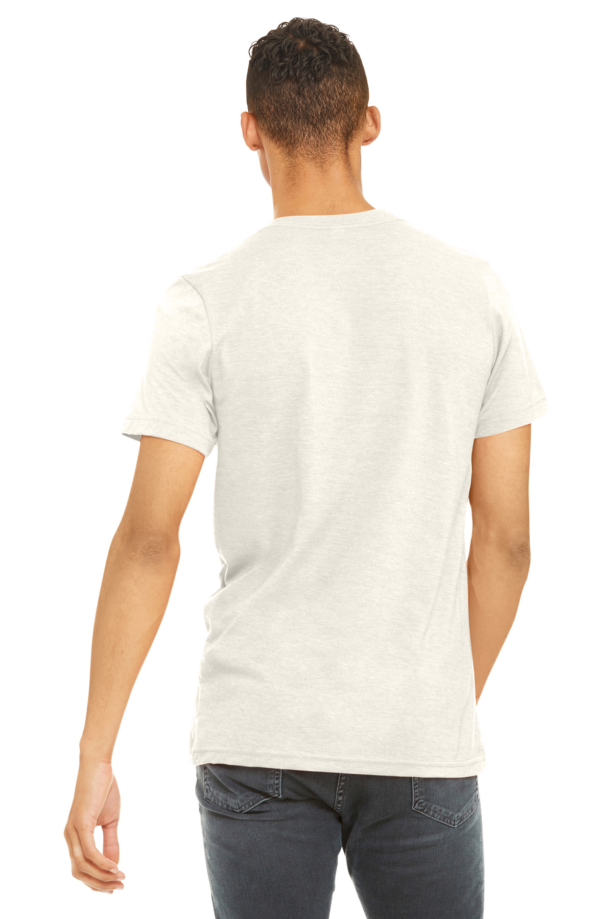 BELLA+CANVAS Unisex Heather CVC Short Sleeve Tee. BC3001CVC 602