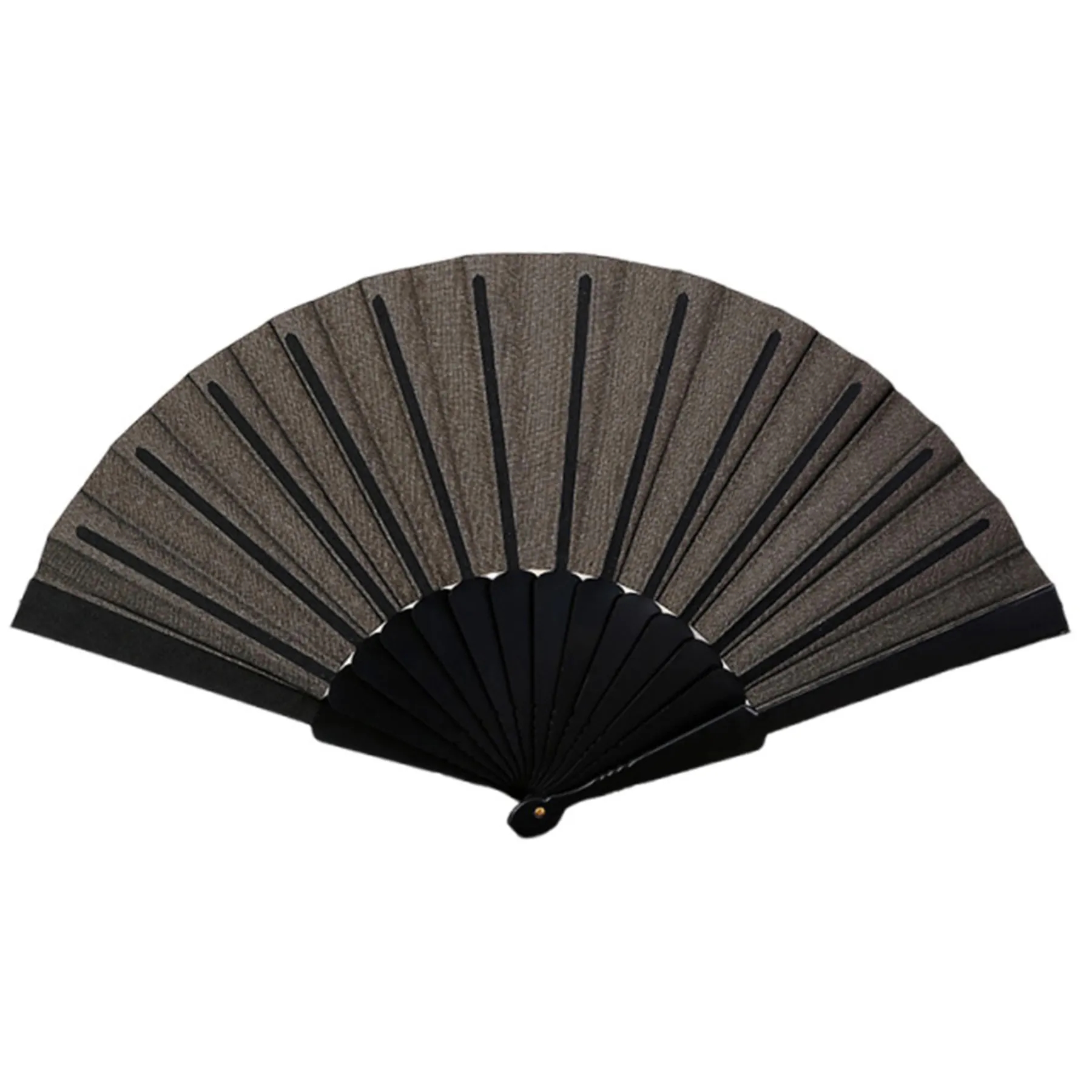 Nylon Folding Hand Fan W/ Plastic handle 3